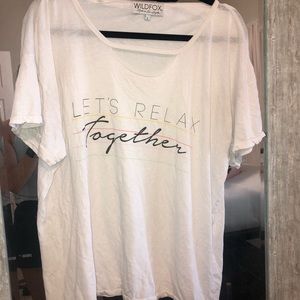 WILDFOX tee with cutout